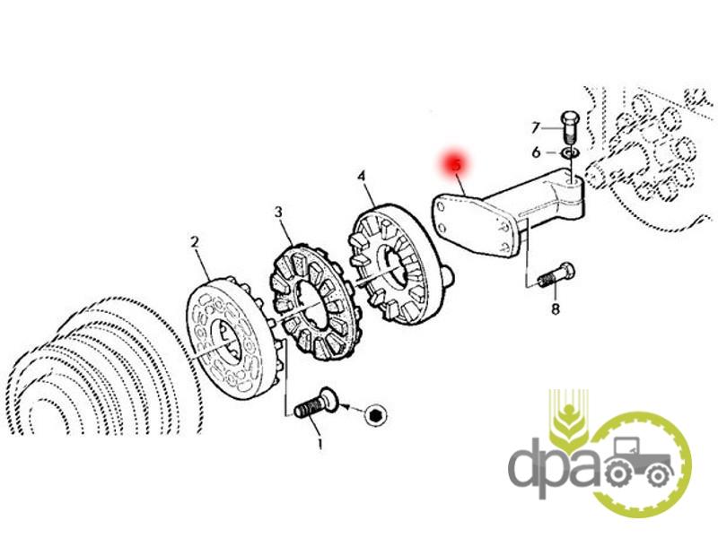 Cuplaj pompa hidraulica  John Deere L34572