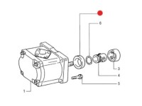 BUCSA AX POMPA HIDRAULICA New Holland