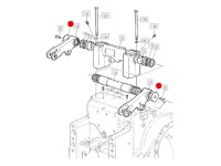 DISTANTIER AX RIDICARE HIDRAULICA John Deere