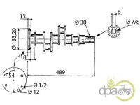ARBORE MOTOR Massey Ferguson
