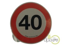 AUTOCOLANT INDICATOR LIMITA DE VITEZA 40KM/H Piese universale