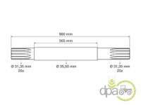 AX CARDAN Massey Ferguson