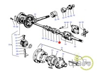 AX PLANETARA FATA Massey Ferguson
