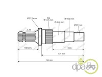 AX PRIZA PUTERE Massey Ferguson