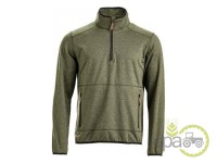 BLUZA POLAR BARBATI CU FERMOAR SCURT VERDE L 52-54