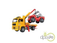 CAMION CU PLATFORMA SI MASINA DE TEREN JUCARIE