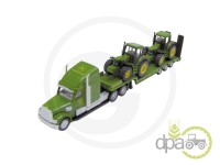 CAMION CU PLATFORMA SI TRACTOARE JUCARIE JOHN DEERE 6920