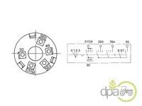COMUTATOR LUMINI+CLAXON Case IH