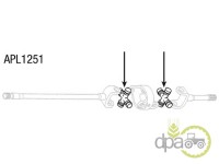 CRUCE CARDAN 30X79 Fendt
