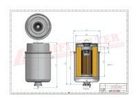 FILTRU COMBUSTIBIL Massey Ferguson