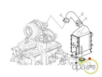 GARNITURA RADIATOR INTERCOOLER John Deere