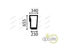 GEAM INFERIOR STANGA FATA Case IH