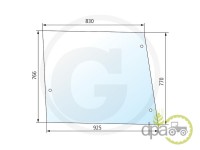 GEAM LATERAL STANGA SAU DREAPTA SPATE John Deere