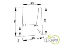 GEAM LATERAL STANGA SPATE John Deere