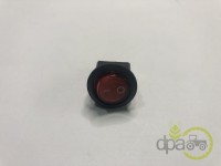 INTRERUPATOR ROTUND ON/OFF ROSU 24V