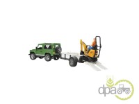 MASINA DE TEREN CU REMORCA SI EXCAVATOR