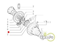PINION DIFERENTIAL SPATE Ford