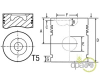PISTON MOTOR Massey Ferguson