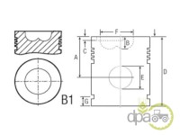 PISTON MOTOR Fiat