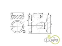 PISTON MOTOR John Deere
