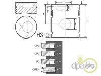 PISTON+SEGMENTI MOTOR Ford