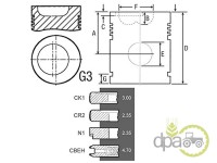 PISTON+SEGMENTI MOTOR Ford
