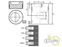 PISTON+SEGMENTI MOTOR Ford