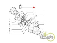 PLACUTA CARCASA DIFERENTIAL New Holland