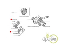 SAIBA PINION SATELIT DIFERENTIAL FATA New Holland