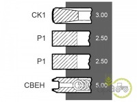 SEGMENTI MOTOR R1 Deutz