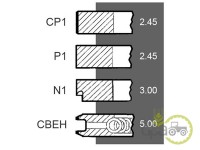 SEGMENTI MOTOR R1 Lamborghini