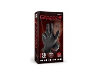 SET MANUSI NITRIL NEGRE 11/XXL 50BUC