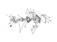 SUPORT CUPLAJ POMPA HIDRAULICA New Holland