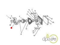 SUPORT CUPLAJ POMPA HIDRAULICA New Holland