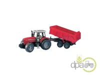 TRACTOR CU REMORCA JUCARIE MASSEY FERGUSON 7480