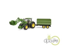 TRACTOR JUCARIE JOHN DEERE 7R350 CU INCARCATOR SI REMORCA